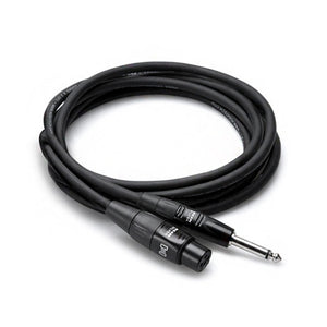 Hosa HMIC-010HZ Pro Microphone Cable, REAN XLR3F to 1/4 in TS, 10 feet