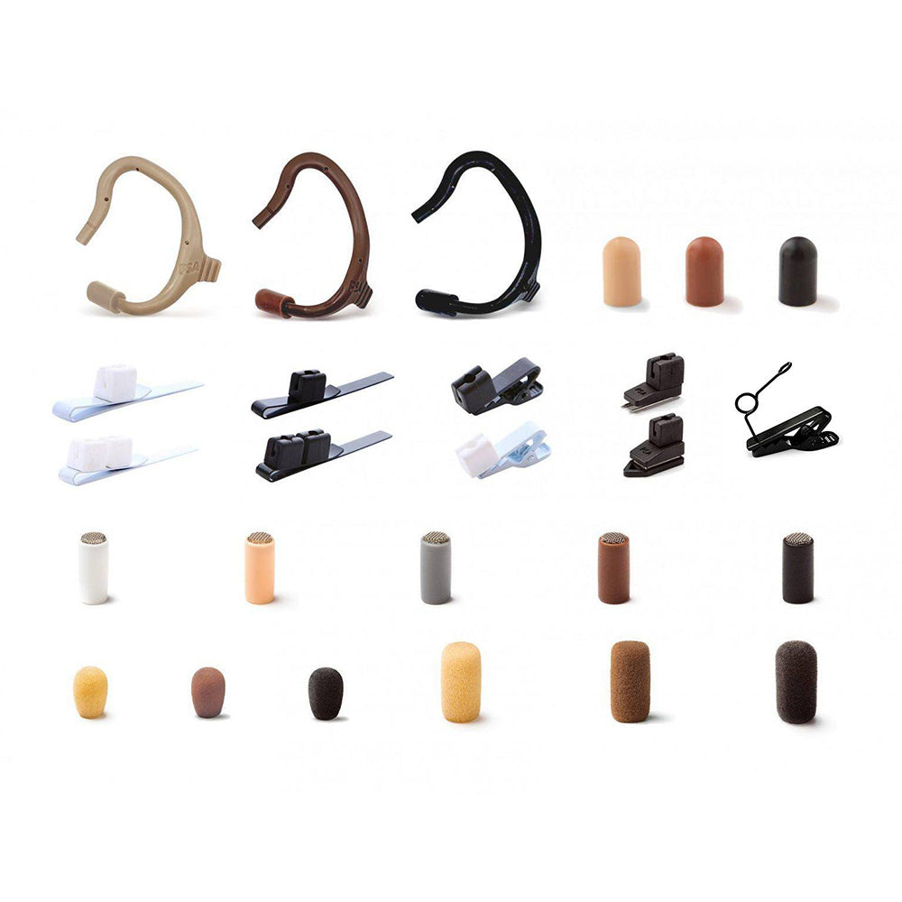 Point Source Audio CO-8WLh-KIT-XSH-BL - Lavalier Switch Kit with SERIES8 Mic (Black / TA4F)