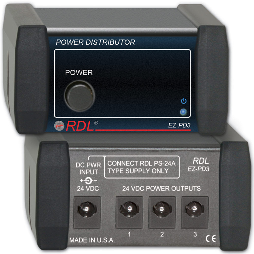 RDL EZ-PD3 Power Supply Distributor for 3 EZ Series Units