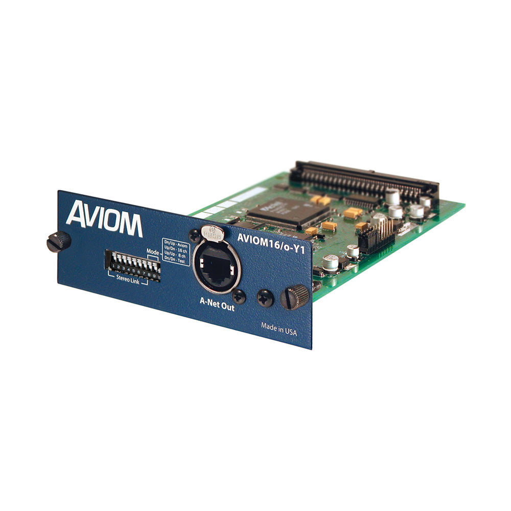 Aviom Aviom16/o-Y1 A-Net Card (for Yamaha Digital Consoles)