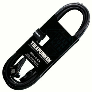 Telefunken SGMC-5R Stage Series XLR Microphone Cable (5 Meter/16.4 Foot/Right Angle)