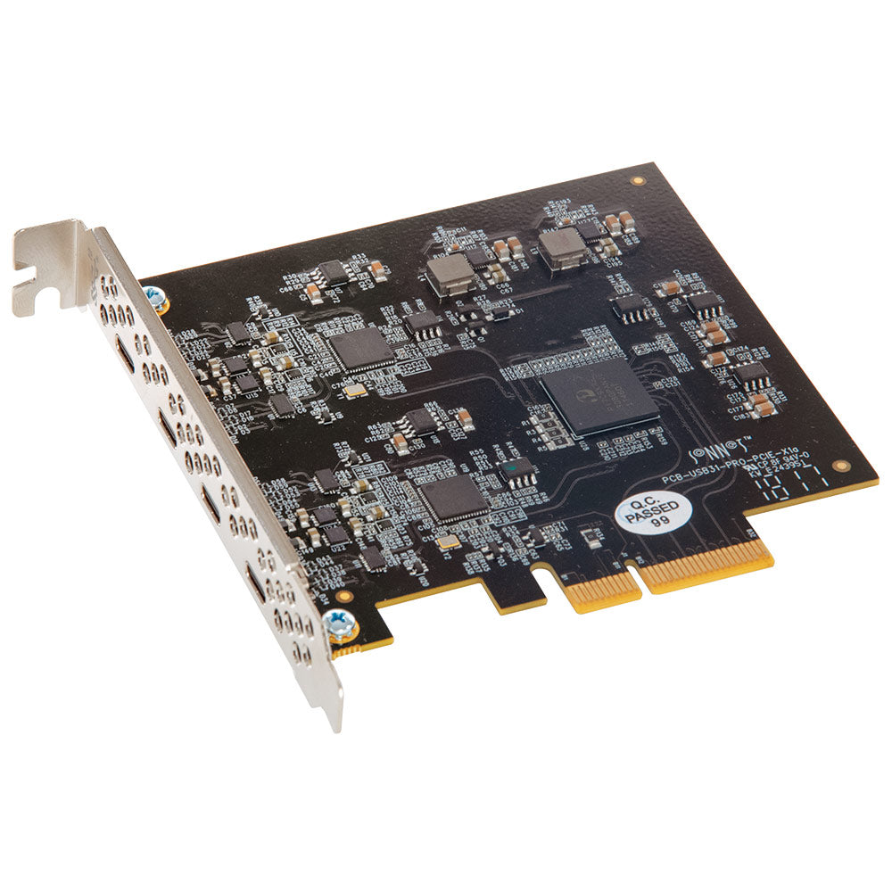 Sonnet USB3C-4PM-E - Allegro USB-C 4-Port PCIe Card with Dual Controllers and USB-C Charging