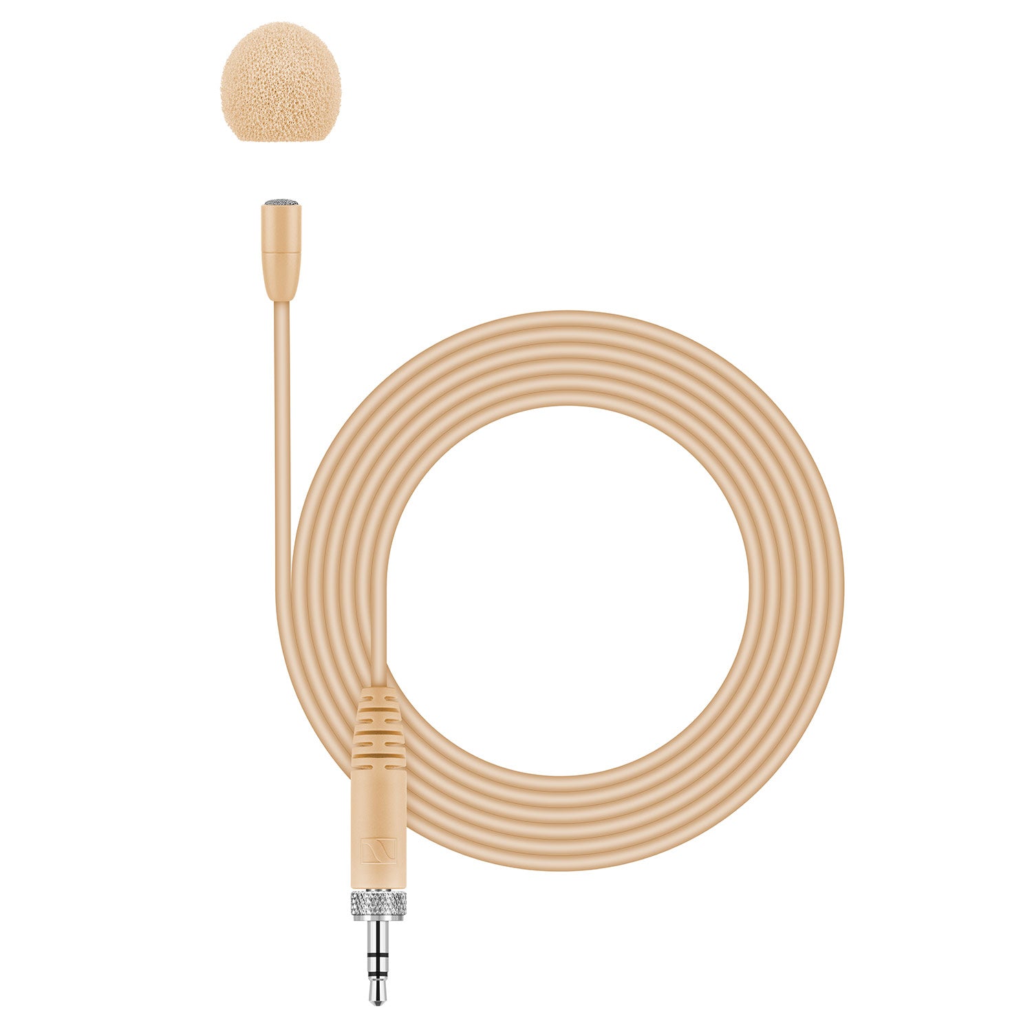 Sennheiser MKE Essential Omni Lavalier Microphone (Beige with Locking 3.5mm)