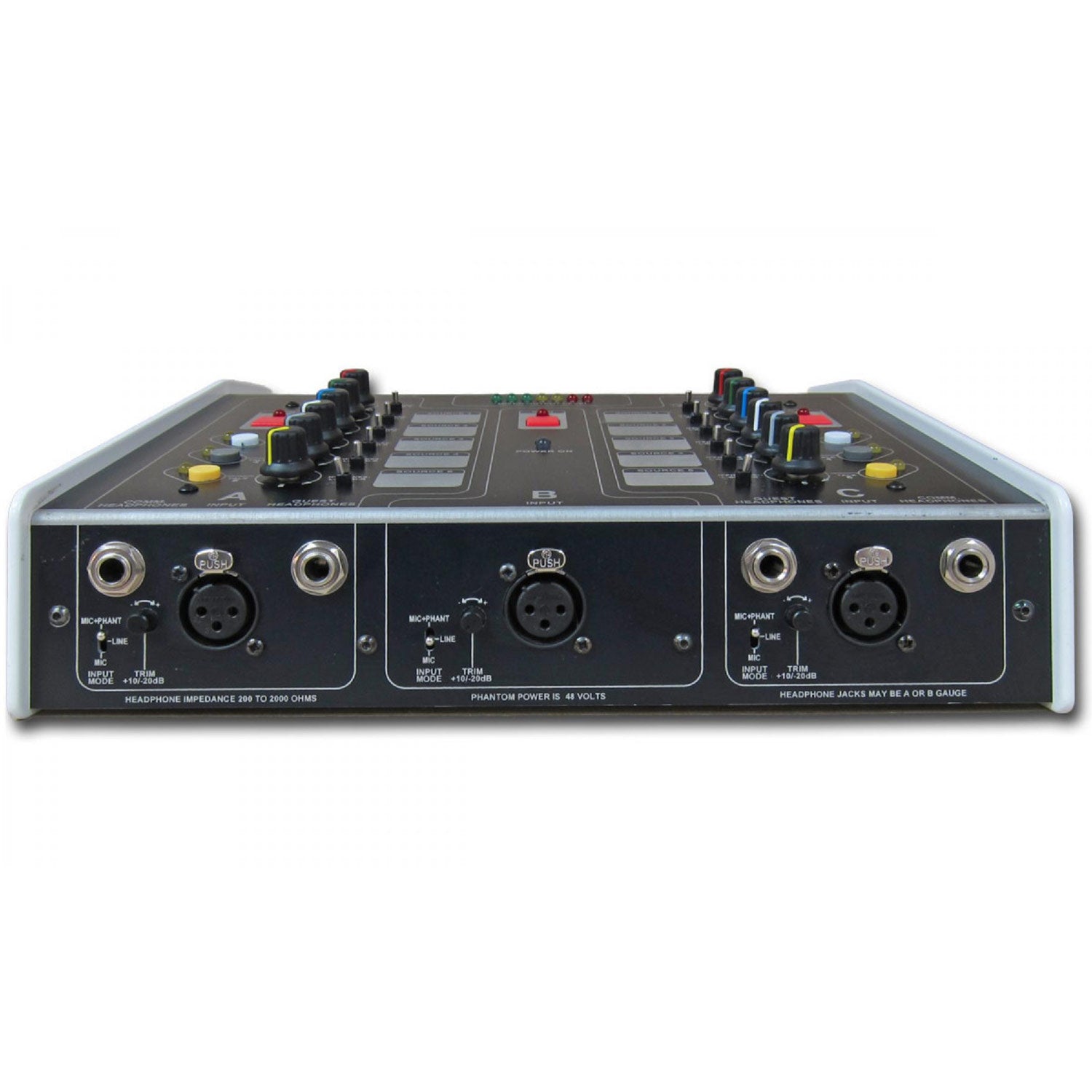 Glensound GS-CU001B MkII Version 3 - Three Commentator Unit With Transformer Balancing