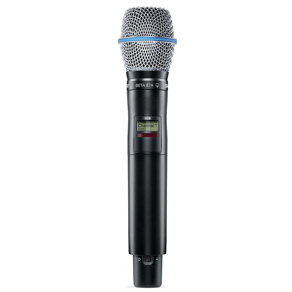 Shure AD2B87A Axient Digital Handheld Transmitter (K54 Band/606-663 MHz)