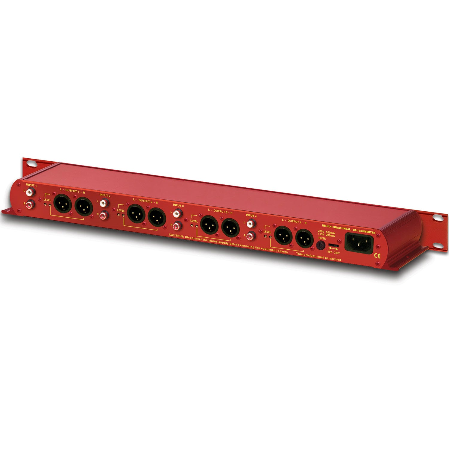 Sonifex RB-UL4 Quad Stereo Unbalanced to Balanced Converter
