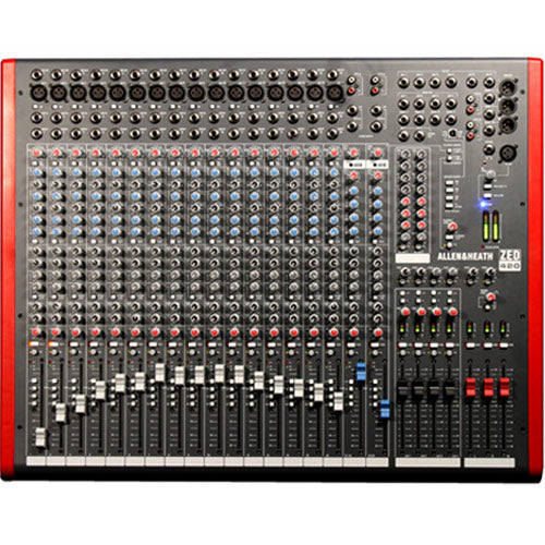 Allen and Heath ZED-420 USB 4-Buss 16 Mic/Line + Dual Stereo Line Mixer