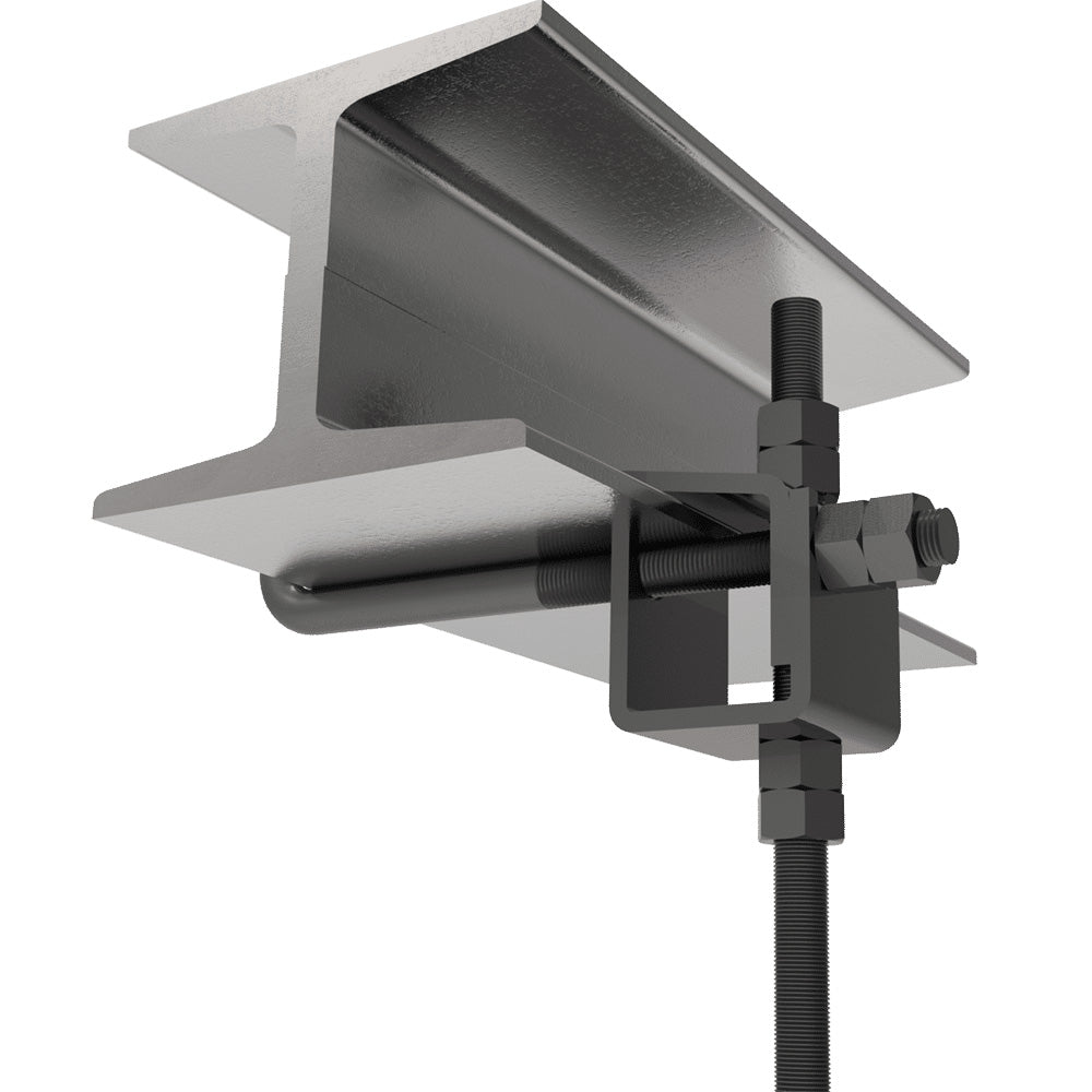 Adaptive Technologies BC-2824-6 - Speaker Rigging Offset Channel Beam Clamp (6 Inch Offset)