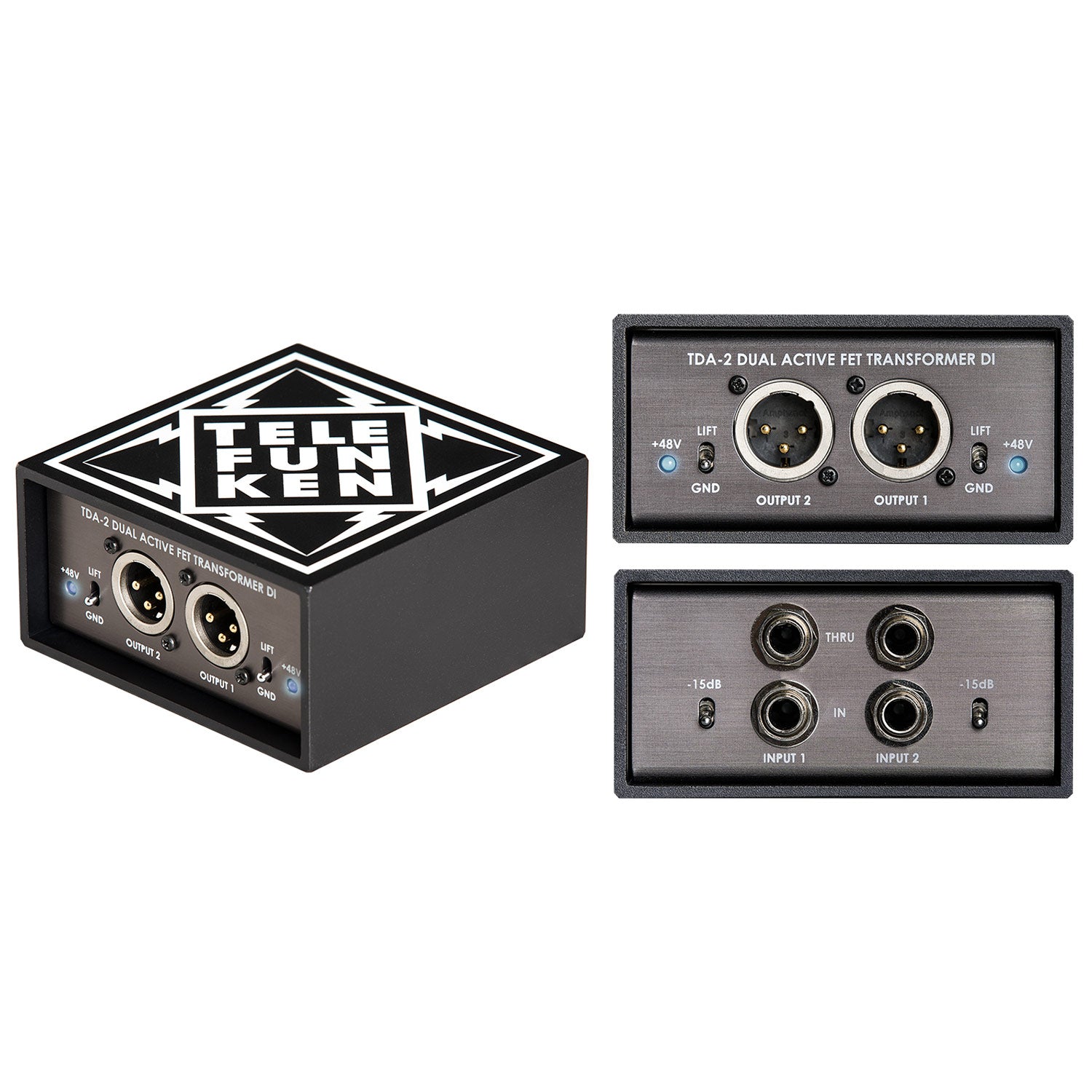 Telefunken TDA-2 Active Stereo Direct Box