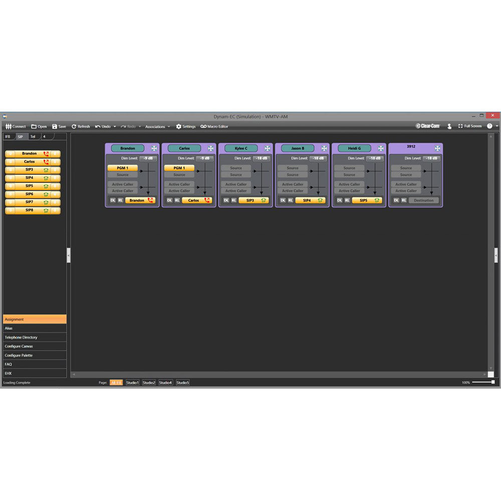 Clear-Com DYNAM-EC-1-HX - Dynam-EC Control and Matrix Software License for Eclipse HX
