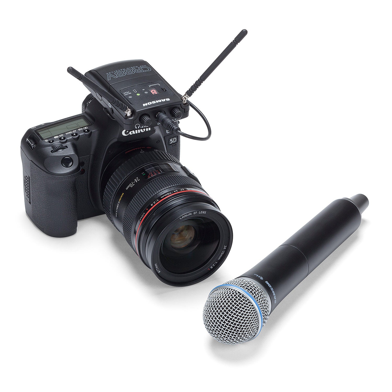 Samson Concert 88 Camera Mount Handheld Wireless System (K Band - 470-493 MHz)