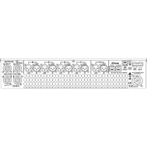 Linea Research 44 M10 - Four-Channel 10000W Power Amplifier with Dante Input