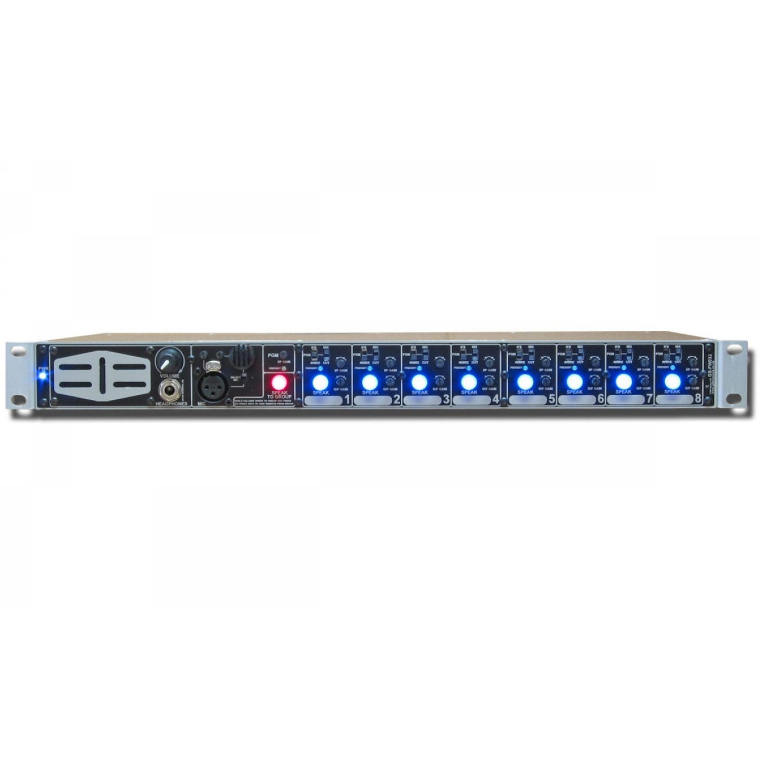 Glensound GS-FW032 - Eight Channel 4 Wire Subrack