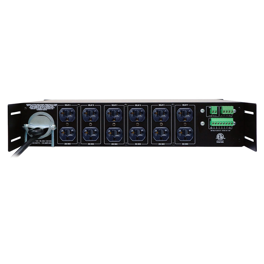Furman ASD-120 2.0 - 6-Circuit Power Sequencing Unit with 20A Loads