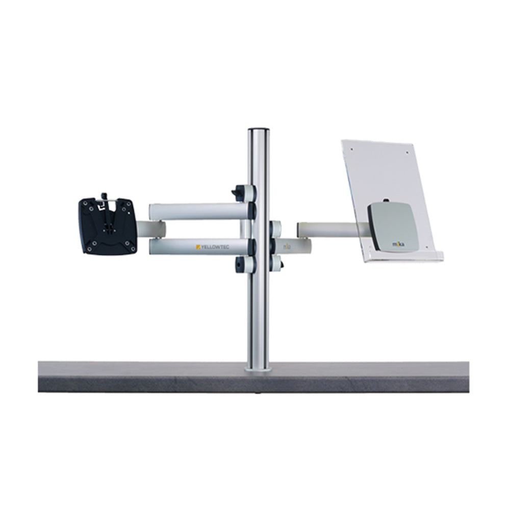 Yellowtec YT3418 m!ka Set 9 - Single Monitor and Copy Stand Boom Bundle (Aluminum)