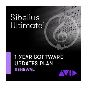 Avid 1-Year Software Updates and Support Plan Renewal for Sibelius Ultimate