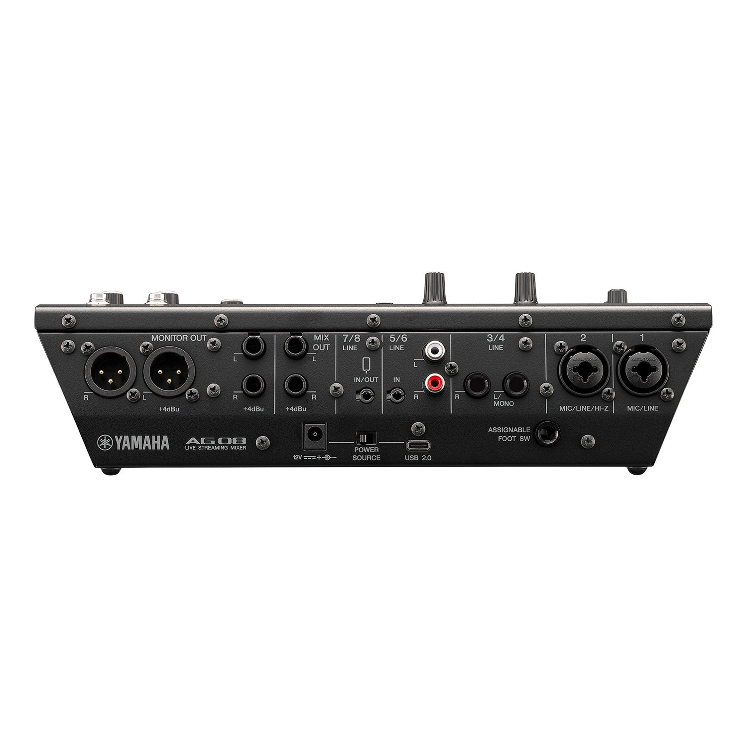 Yamaha AG08 - Live Streaming 8-Channel Mixer (Black)