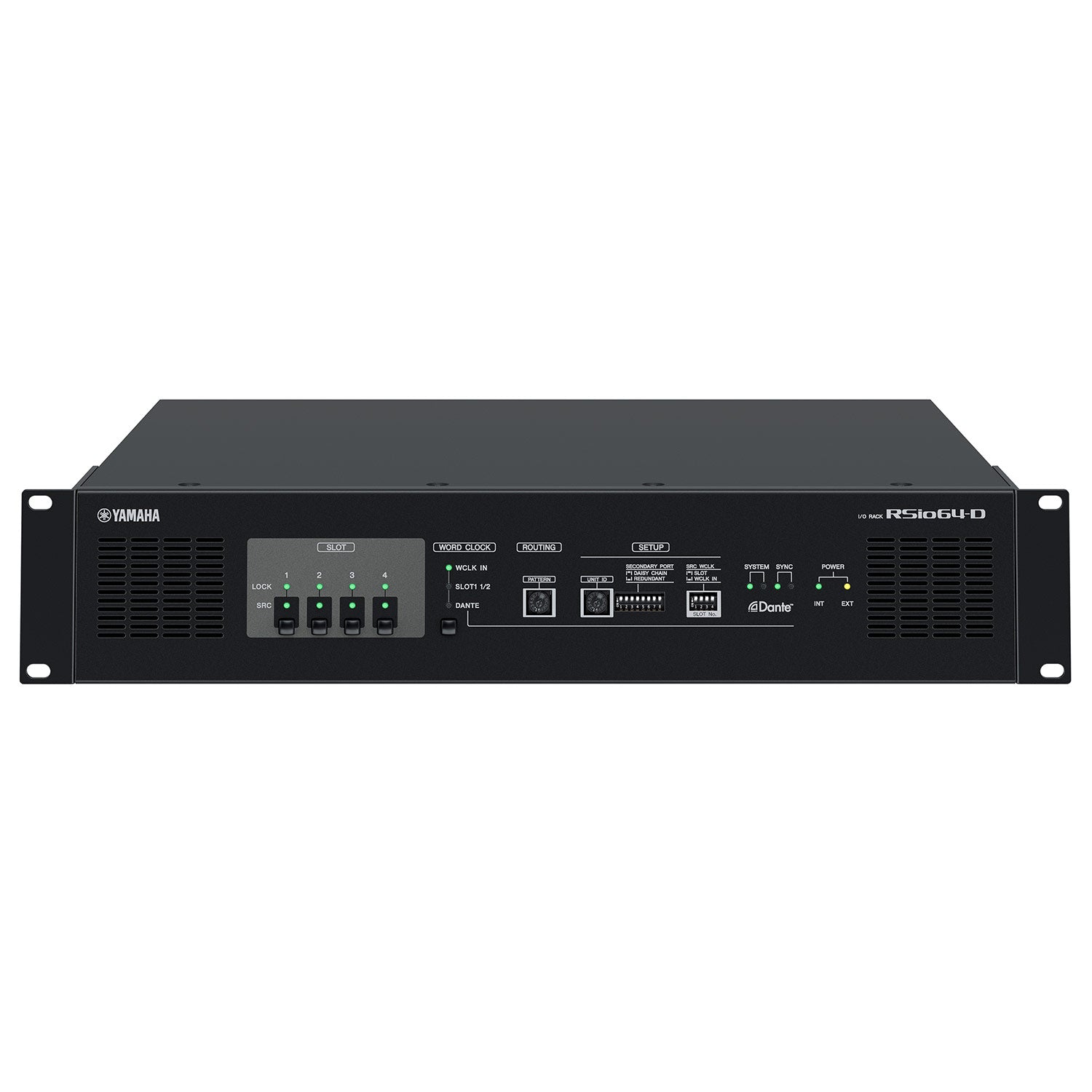 Yamaha RSio64-D Four-Slot Mini YDGAI Card to Dante Interface