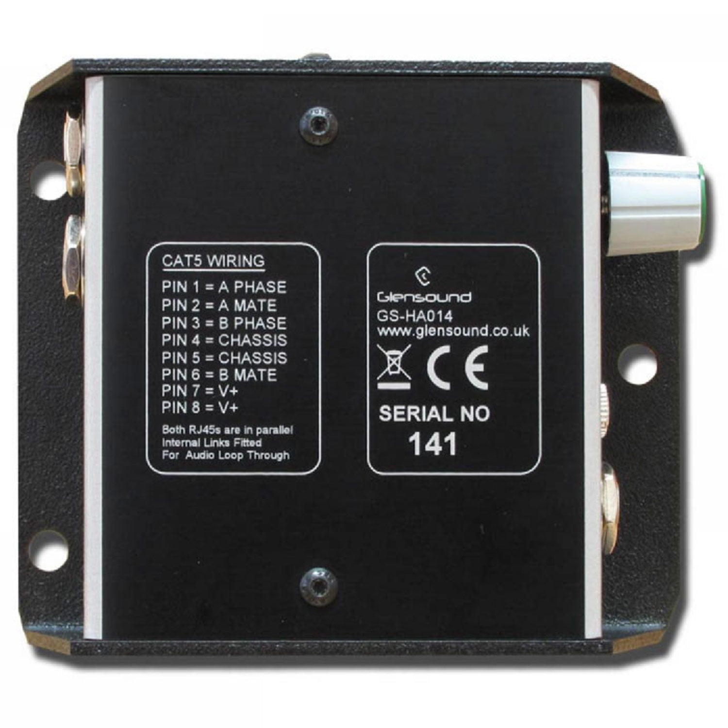 Glensound GS-HA014 - Headphone Amp For Under Desk With Loop