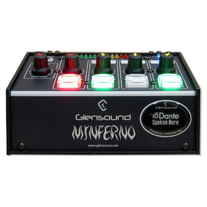 Glensound MinFerno/3 - 3-Channel Dante AES67 Commentator Box