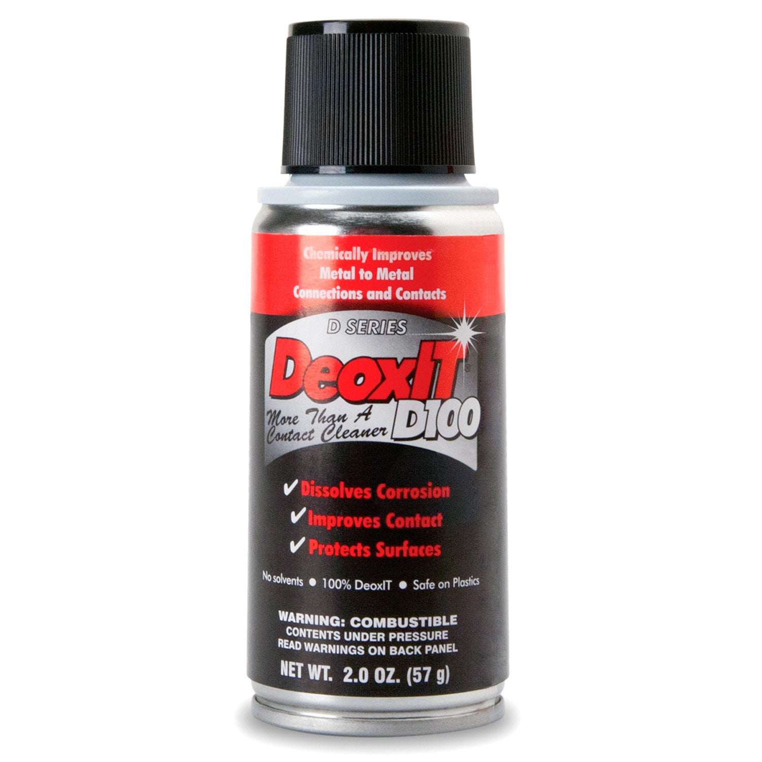 Hosa D100S-2 CAIG DeoxIT Contact Cleaner, 100% Spray, 2 oz
