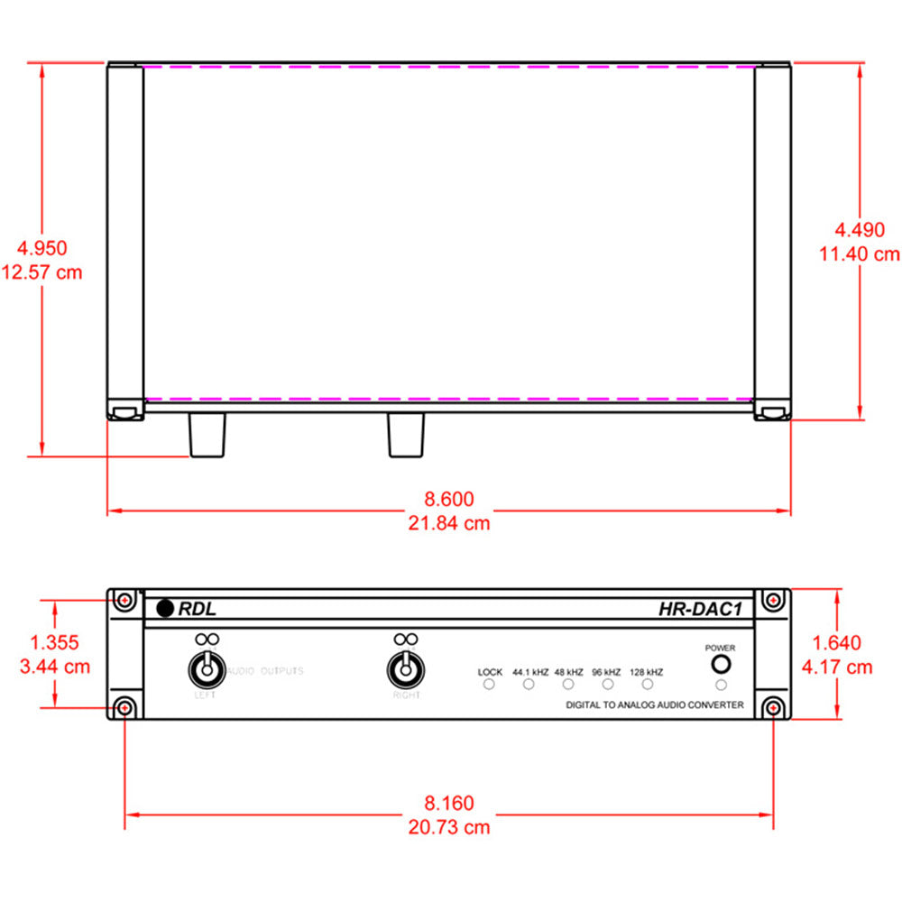 RDL HR-DAC1 Digital to Analog Converter