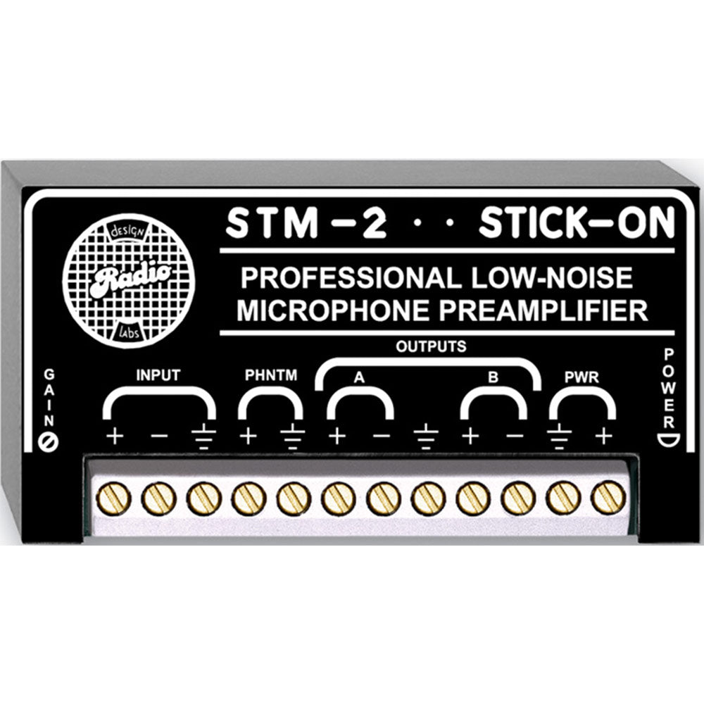 RDL STM-2 Stick-On Low-Noise Microphone Preamplifier