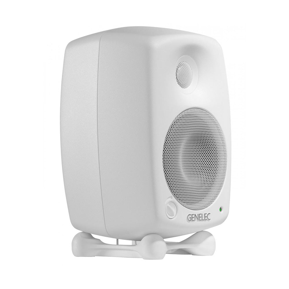 Genelec 8010APM Compact Biamplified Studio Monitor (White/Single)