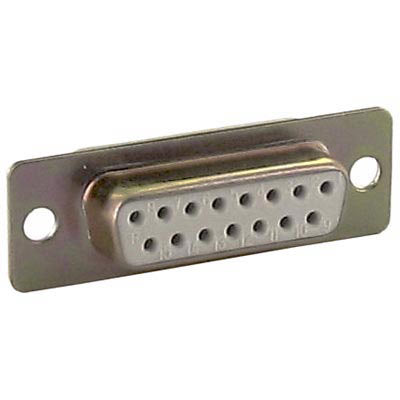 Emerson 40-9715S DB15 Female Solder Socket - Gold