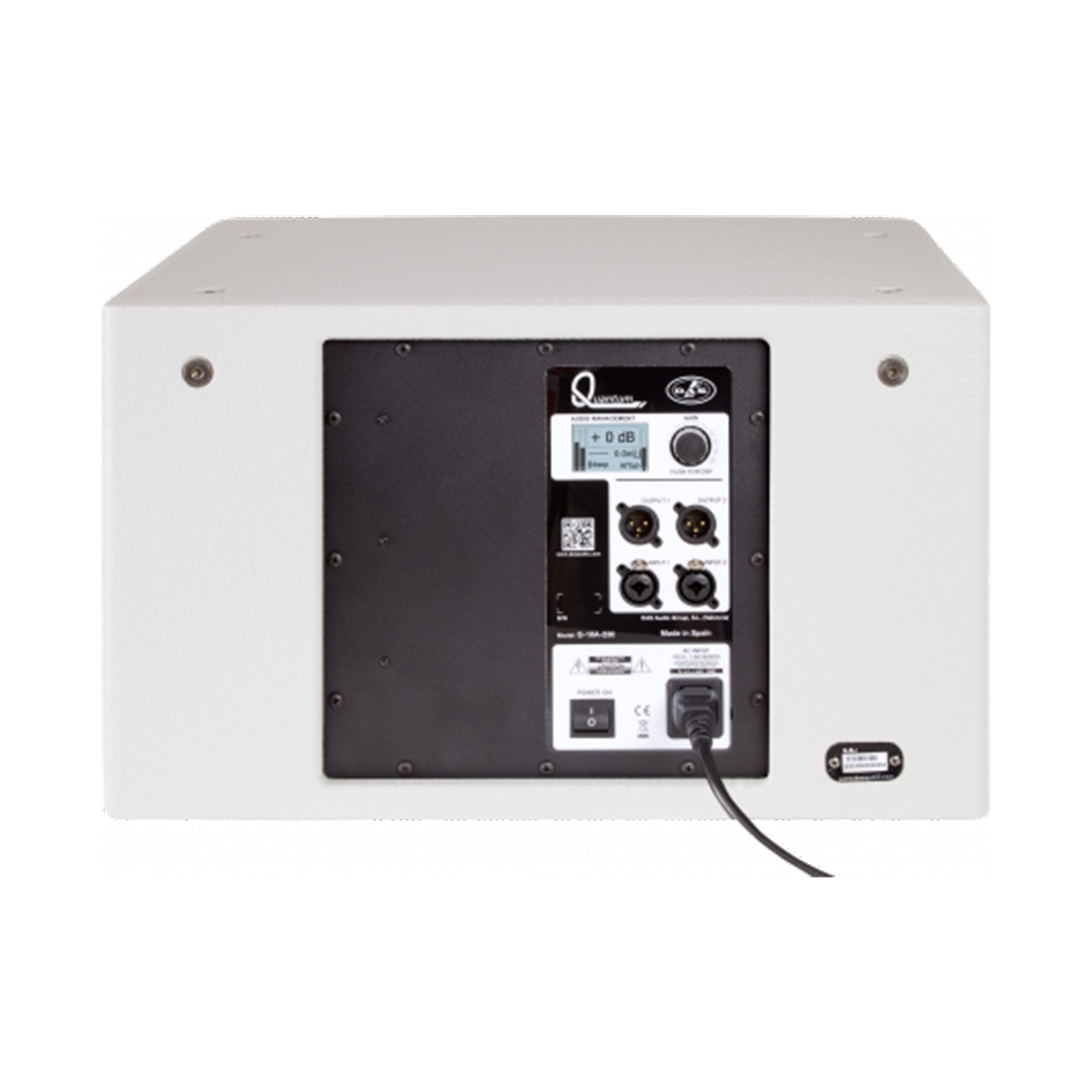 DAS Q-10A-W - Active 10-Inch Install Subwoofer (White)