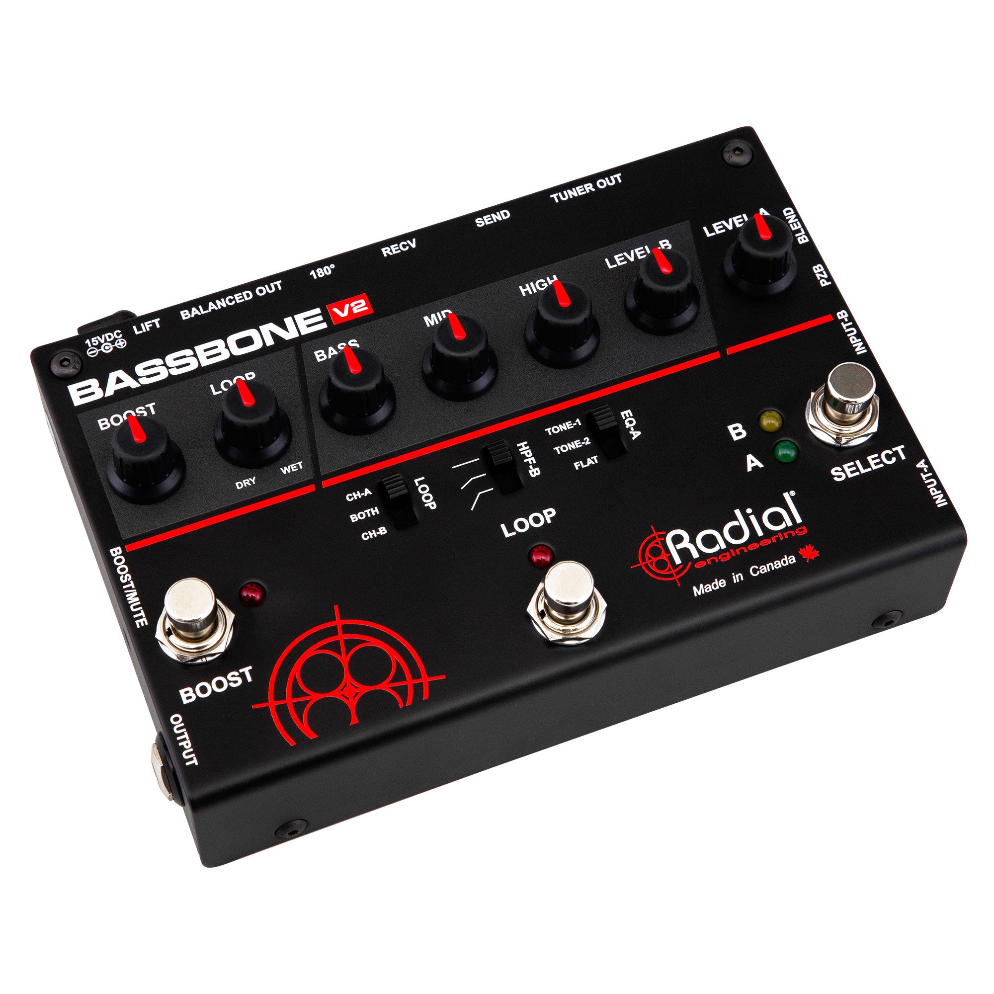Radial Engineering ToneBone BassBone V2 Bass Preamp and DI Box