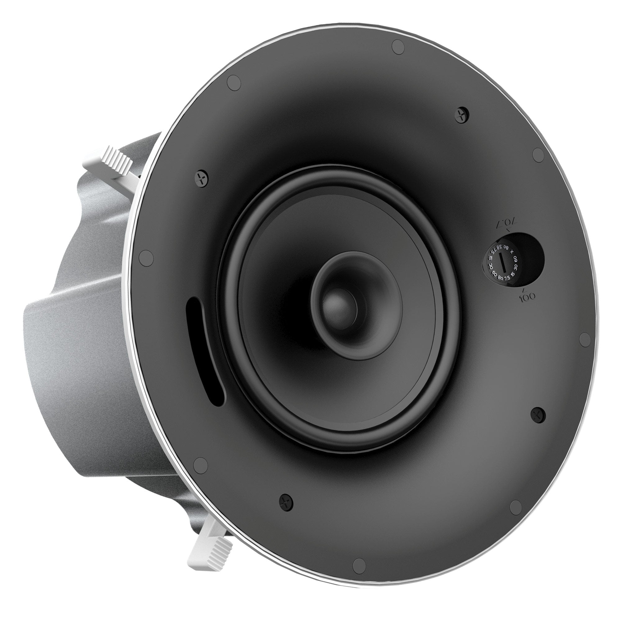 AtlasIED FAP6260T - 6-Inch Coaxial In-Ceiling Loudspeaker with Transformer (White)