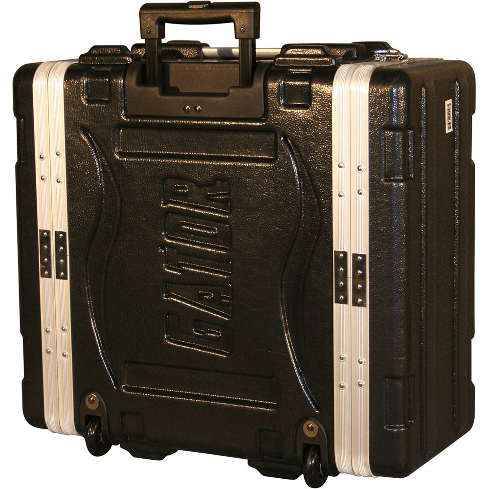 Gator GRR-6L Rolling ATA Style 6U Deluxe Polethylene Rack with Front and Rear Rack Rails