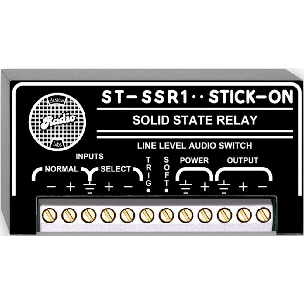 RDL ST-SSR1 Solid State 2X1 Line Level Audio Relay