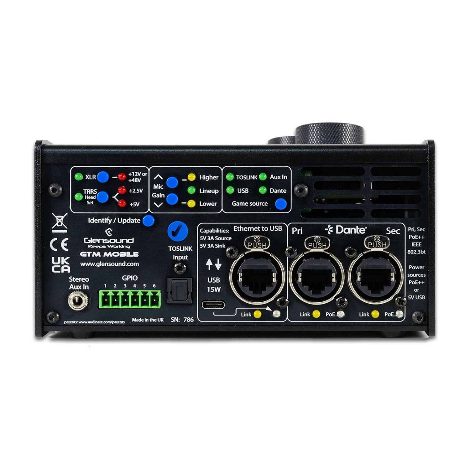 Glensound GTM Mobile - eSports Gamers Interface