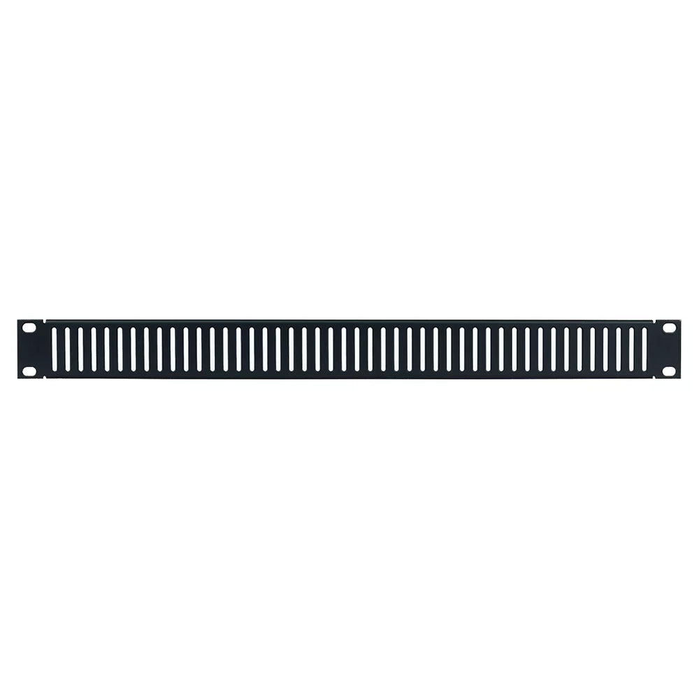 Lowell SVSP-1 - 1-Space Steel Vent Slotted Rack Panel