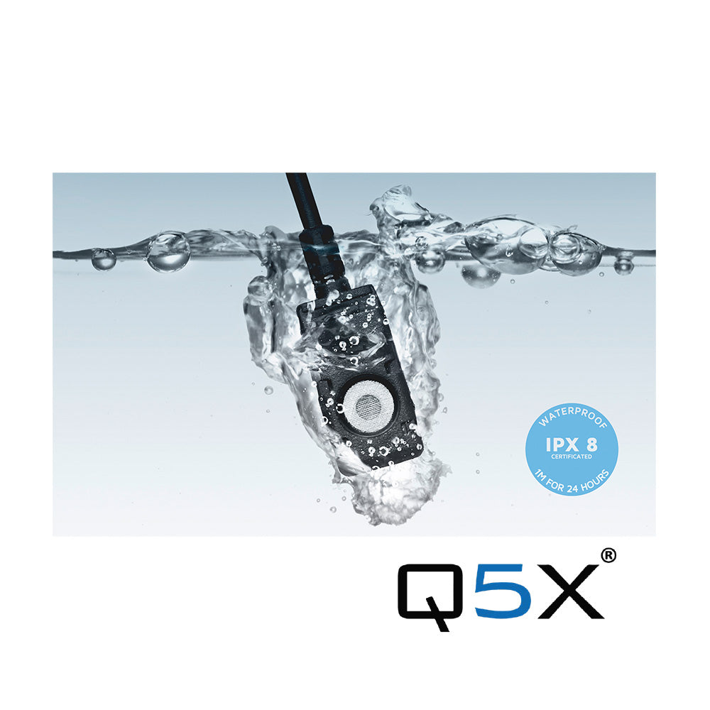 Q5x VT500X - Voice Technologies Omni Lavalier Microphone with 1-Pin Lemo Connector (Black)