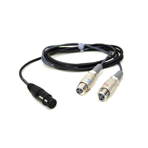 Sanken SC-532/0.3 - 5 Pin XLRF to 2 XLR3M Breakout Cable for CSS Series (0.3 Meter)