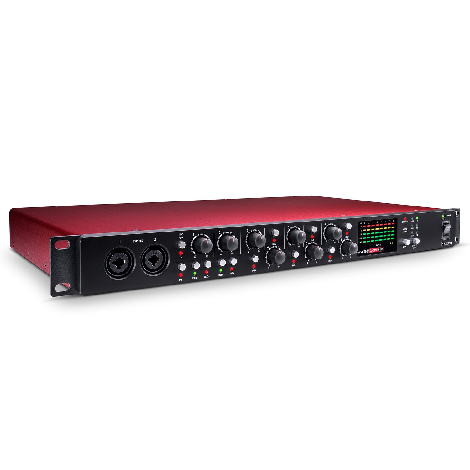 Focusrite Scarlett OctoPre 8-Channel Microphone Preamplifier with ADAT Output