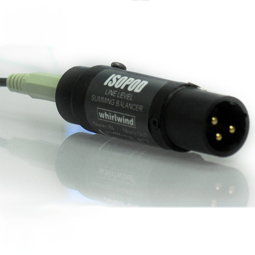 Whirlwind ISOPOD Line Level Summing and Level Balancer for iPod