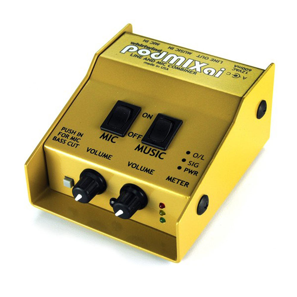 Whirlwind PodMIXai - Active Mic and Unbalanced Line Signal Combiner