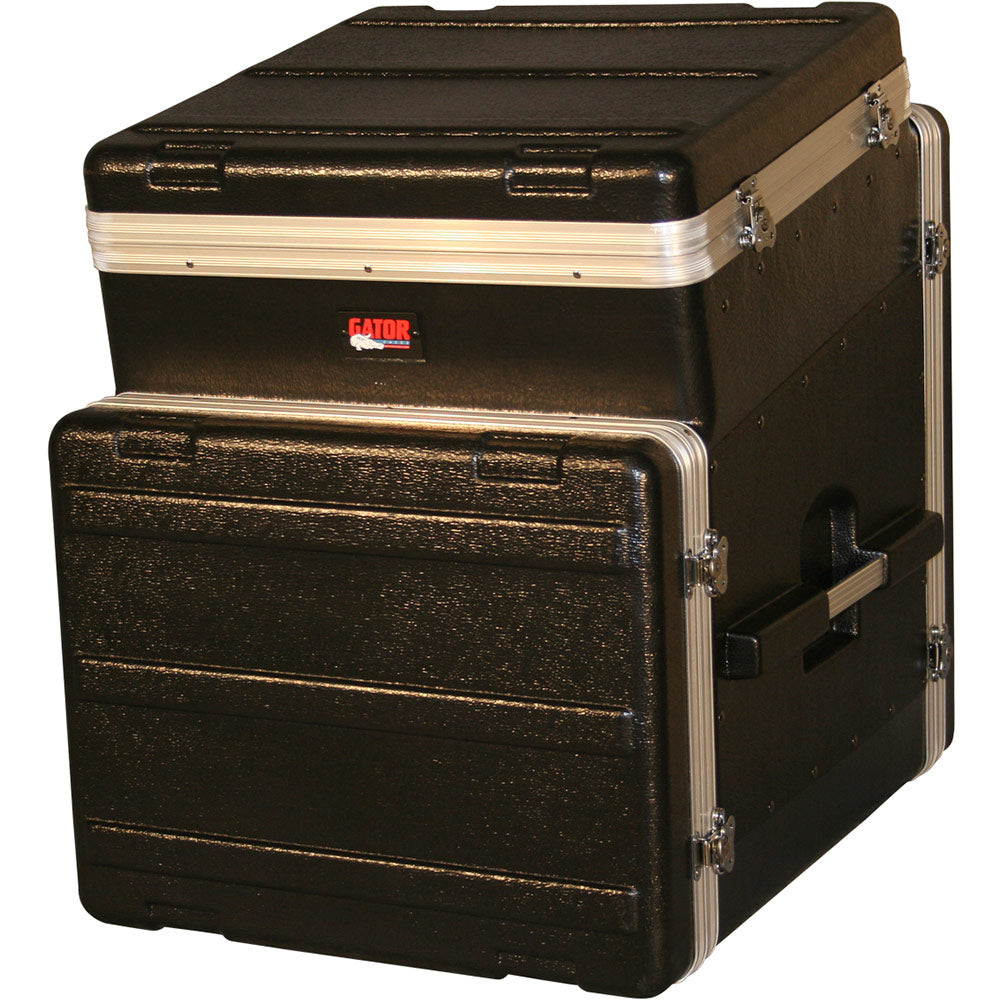 Gator GRC-10X8 Polyethylene Console Rack with 10-U Slant Top Over 8-U Bottom