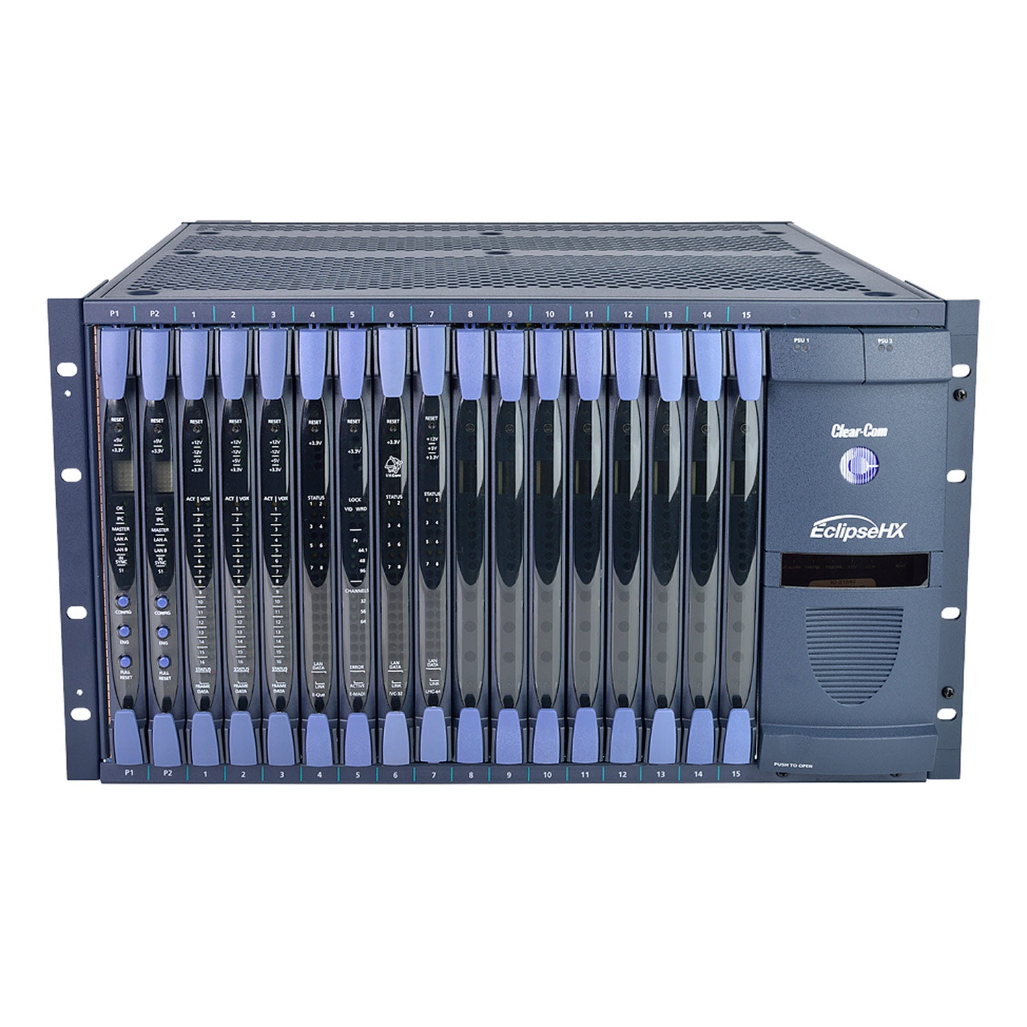 Clear-Com ECLIPSE-HX-OMEGA-48P - Eclipse HX Omega Modular Intercom Frame (48 Analog Ports / 2 CPU)