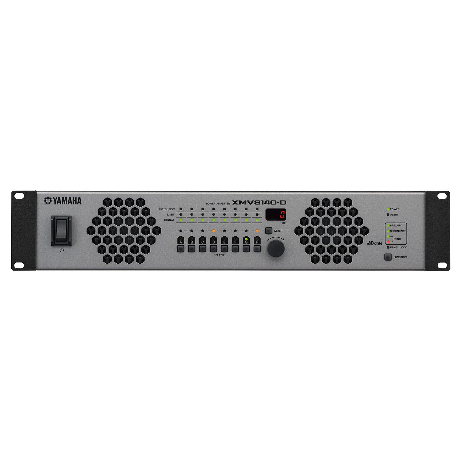 Yamaha XMV8140-D 8-Channel Power Amplifier with Dante Interface