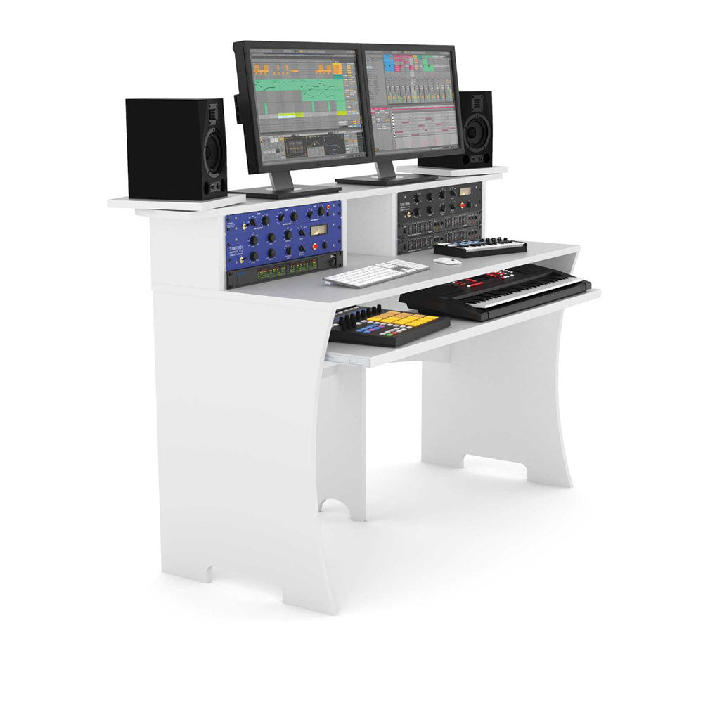 Glorious Workbench - Studio Production or Editing Station Desk (White)