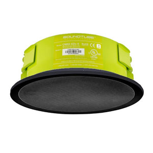 Soundtube CM82-EZS-II-BK - Two-Way 8-Inch In-Ceiling Loudspeaker with Short Can (Black)