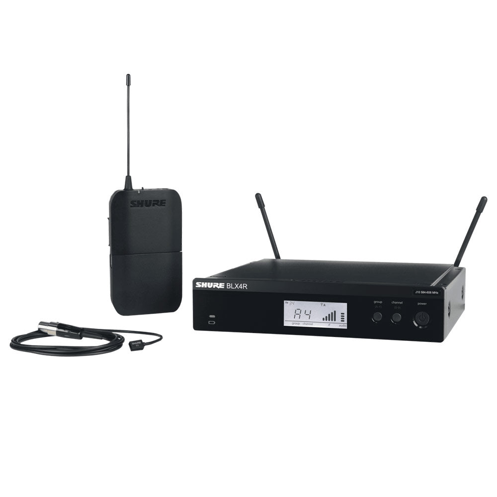 Shure BLX14R/W93 Lavalier Wireless System (J11 Band - 596-616 MHz)