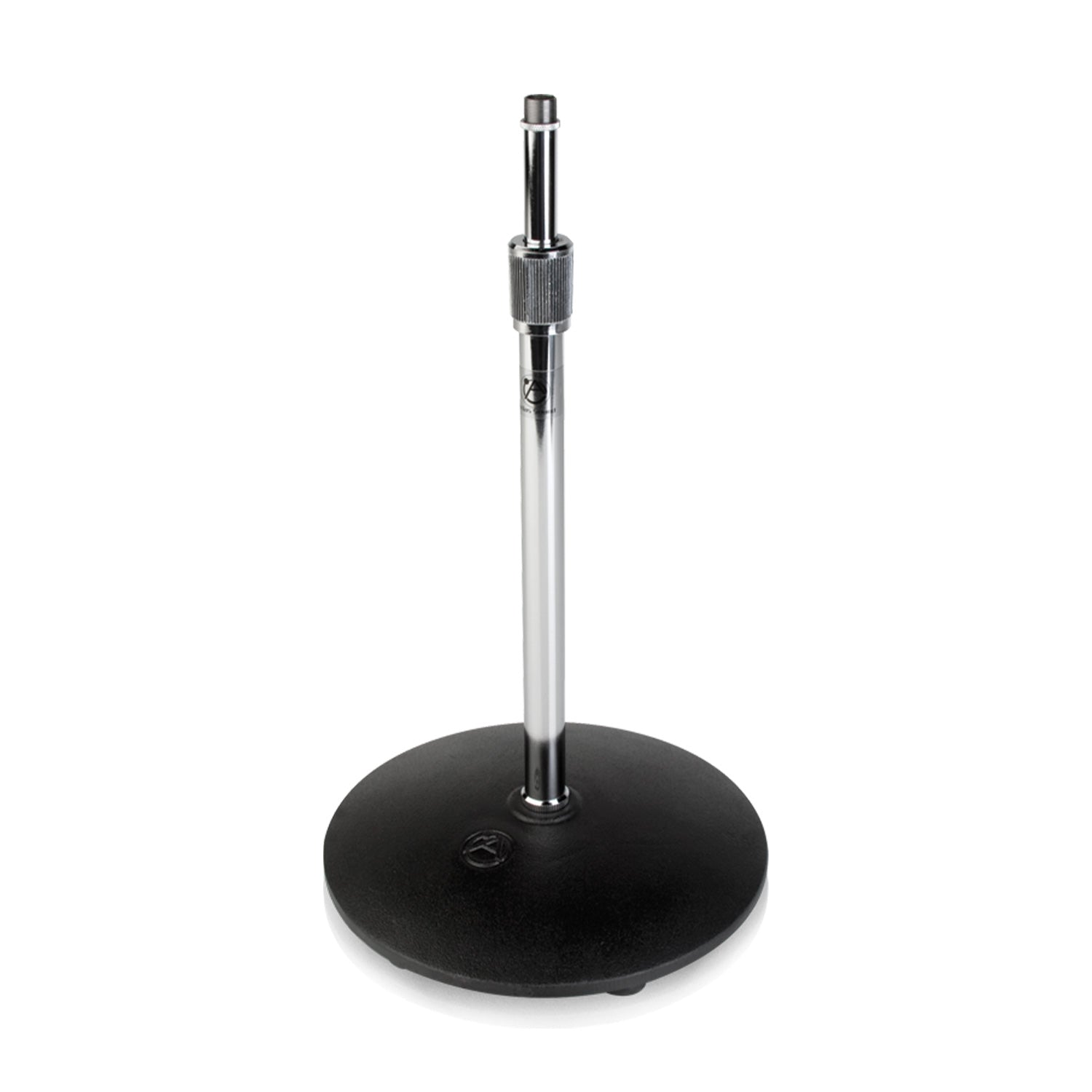 AtlasIED DMS10 - Round-Base Drum Microphone Stand (Chrome)