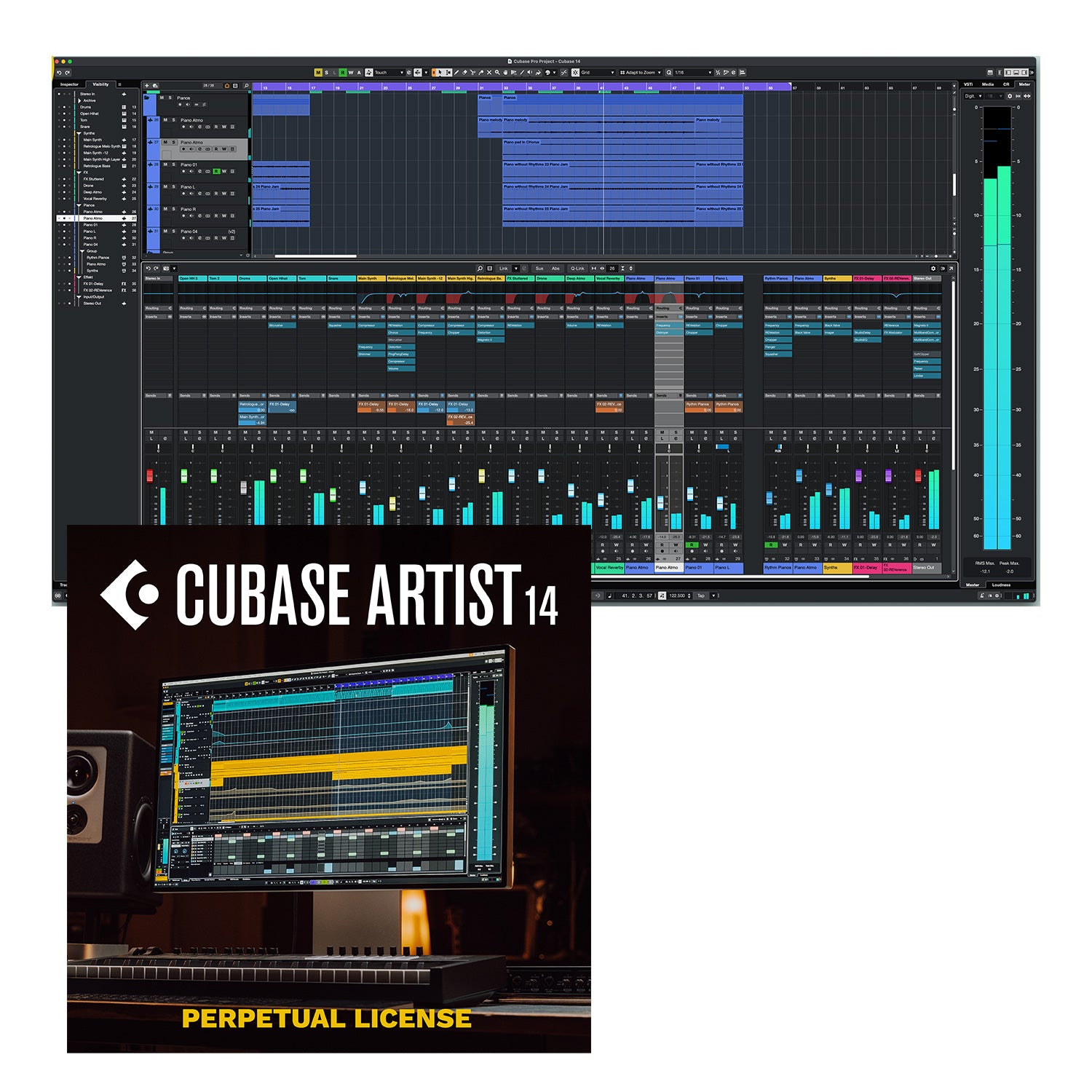 Steinberg Cubase Elements 14 - Music Production Software (Educational Multi Site License)