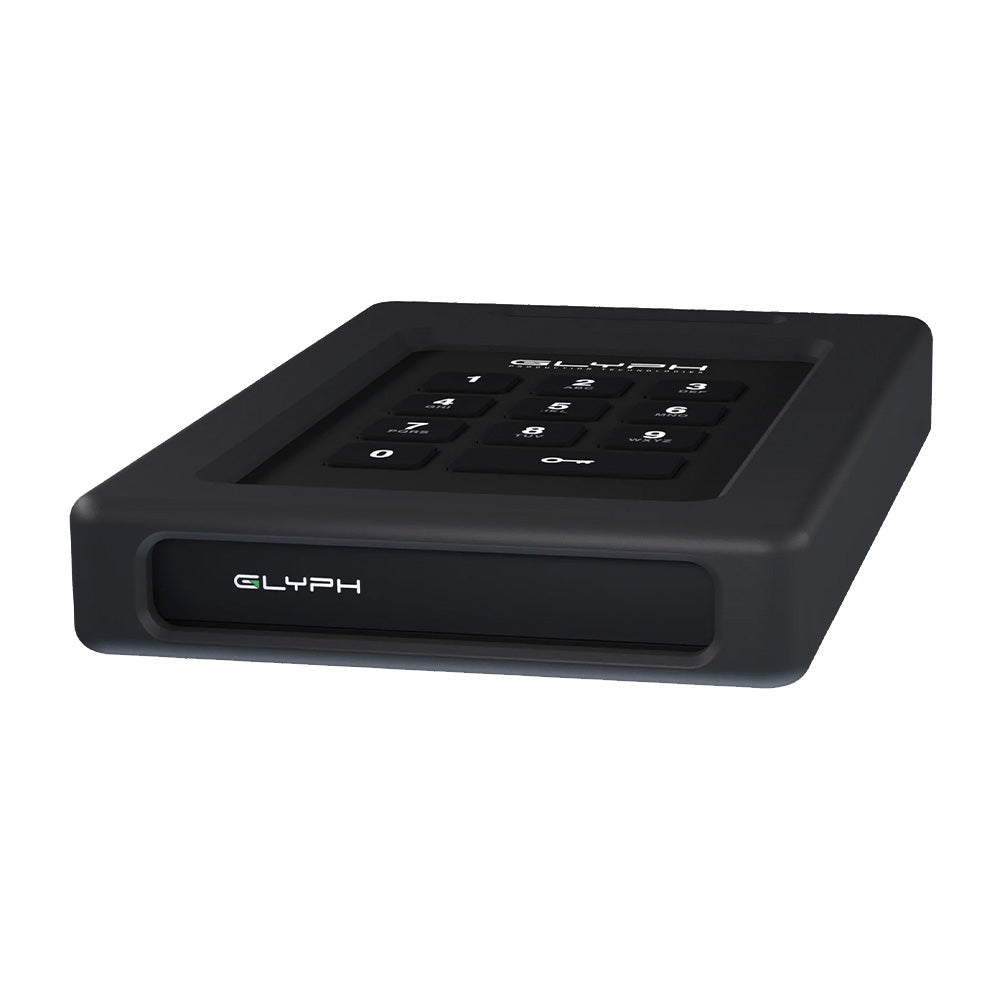 Glyph SecureDrive Plus - Encrypted Portable Hard Drive with Keypad (4 TB)